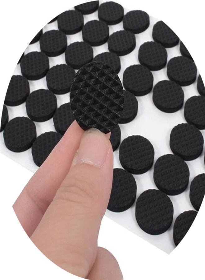 SpiderJuice 32Pc 18mm Self Adhesive Black Round Soft EVA Like Rubber Furniture Protection Non Slip Anti Skid Scratch Proof Buffer Bumper Floor Noise Insulation Bush Leg Pads Guards - Image 3